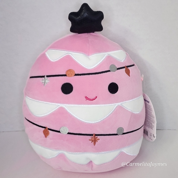 CARRIGAN 🎄 Pink Christmas Tree Xmas 2024 Original Squishmallows By Kellytoy NWT - Picture 1 of 8